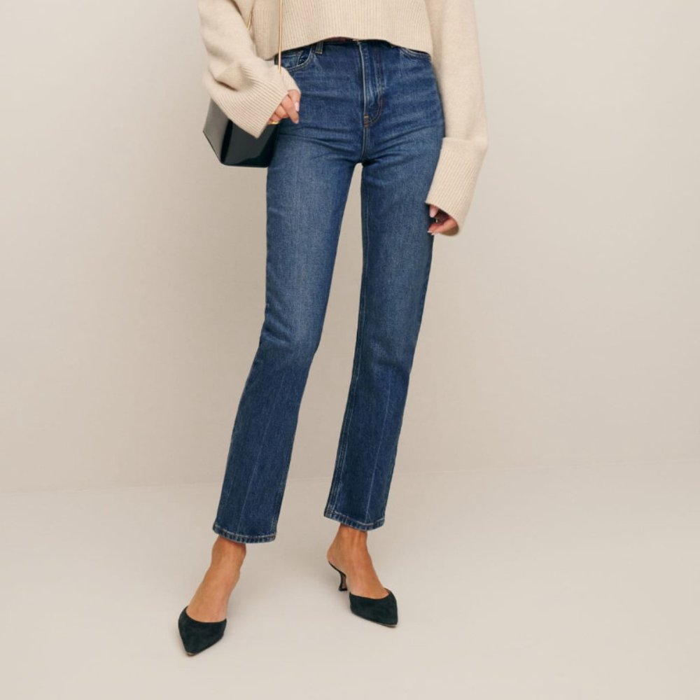 Reformation High Rise Straight Jean